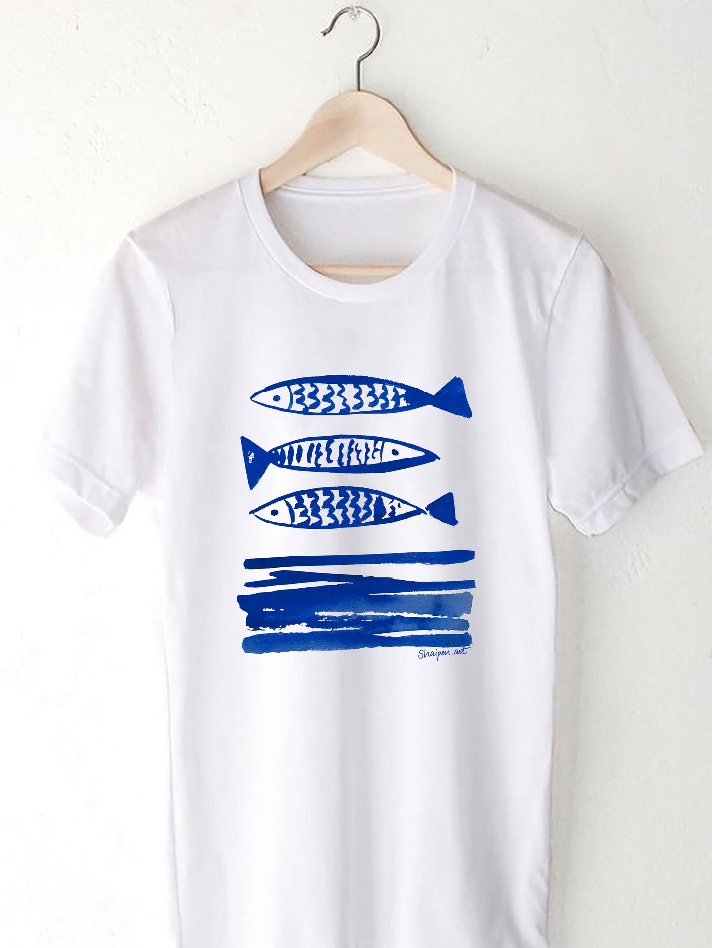 T shirts- Blue Fishes