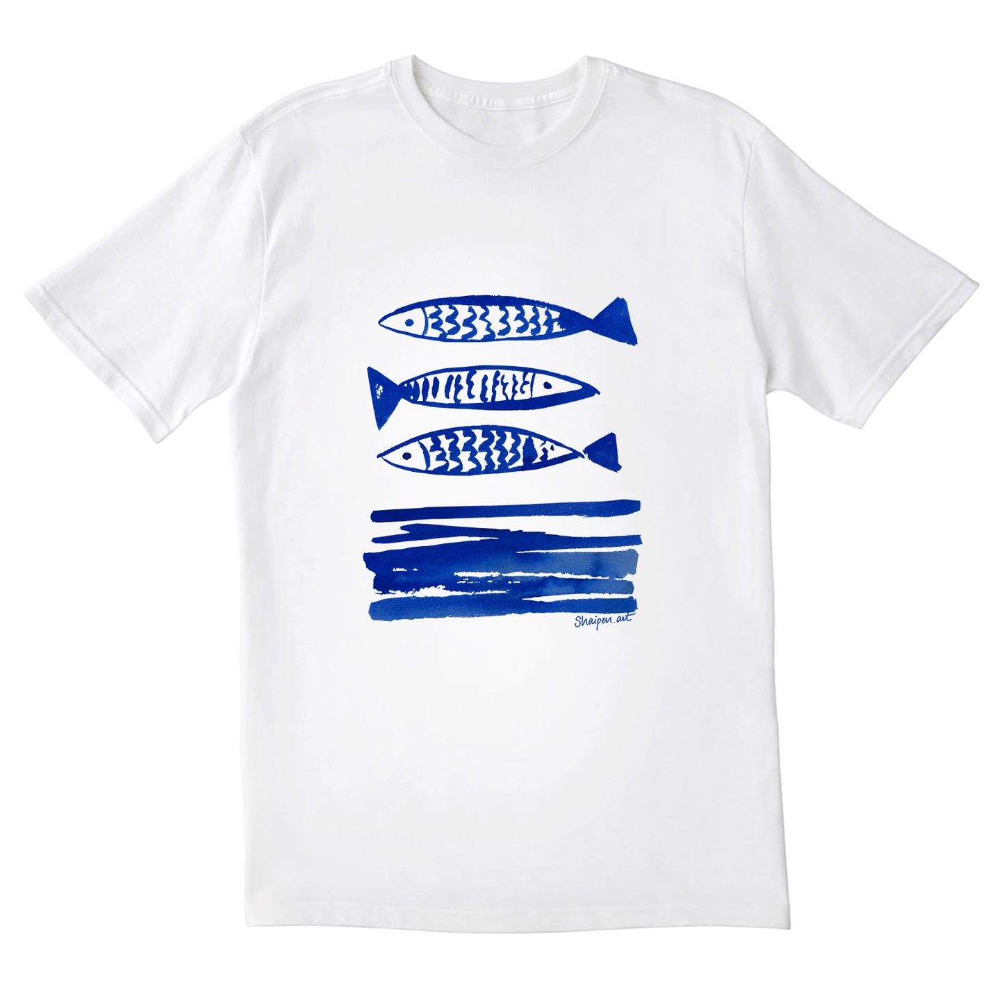 T shirts- Blue Fishes