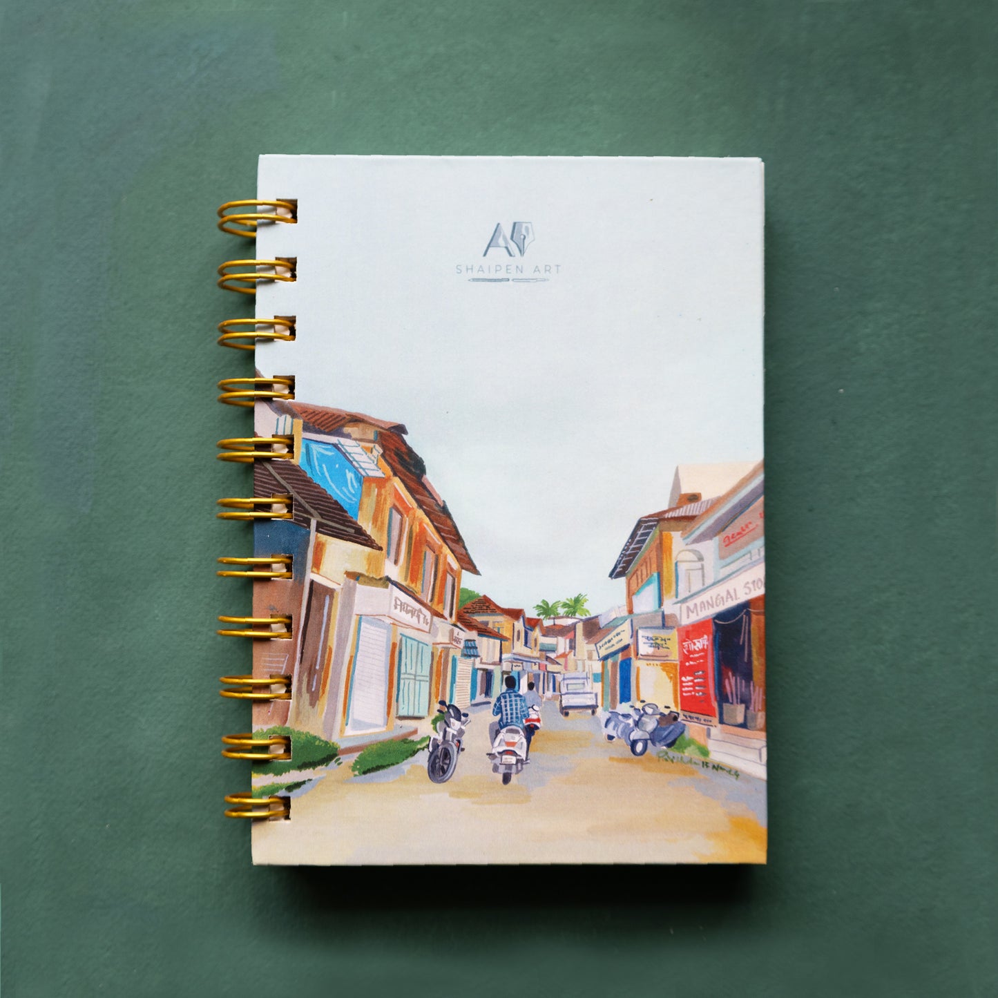 A6 Ruled Diary- Old Bazaar