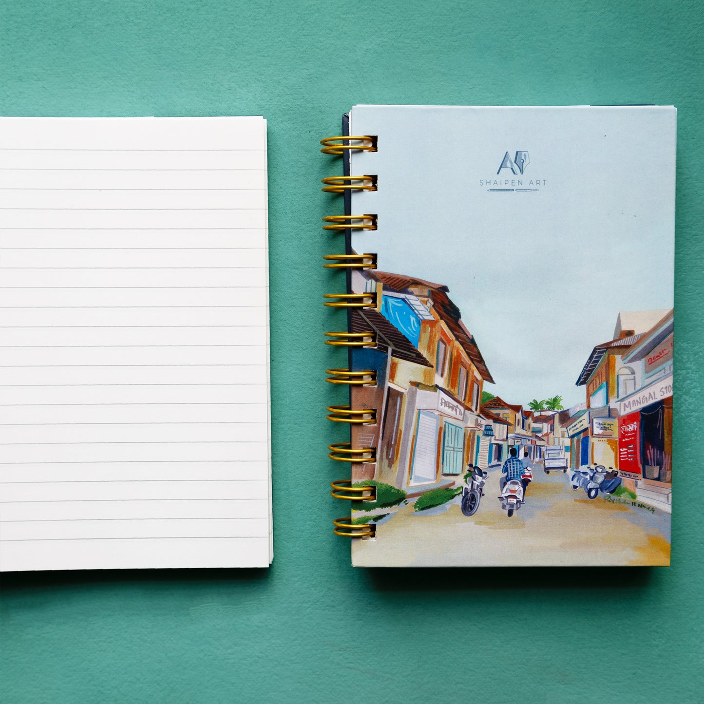 A6 Ruled Diary- Old Bazaar