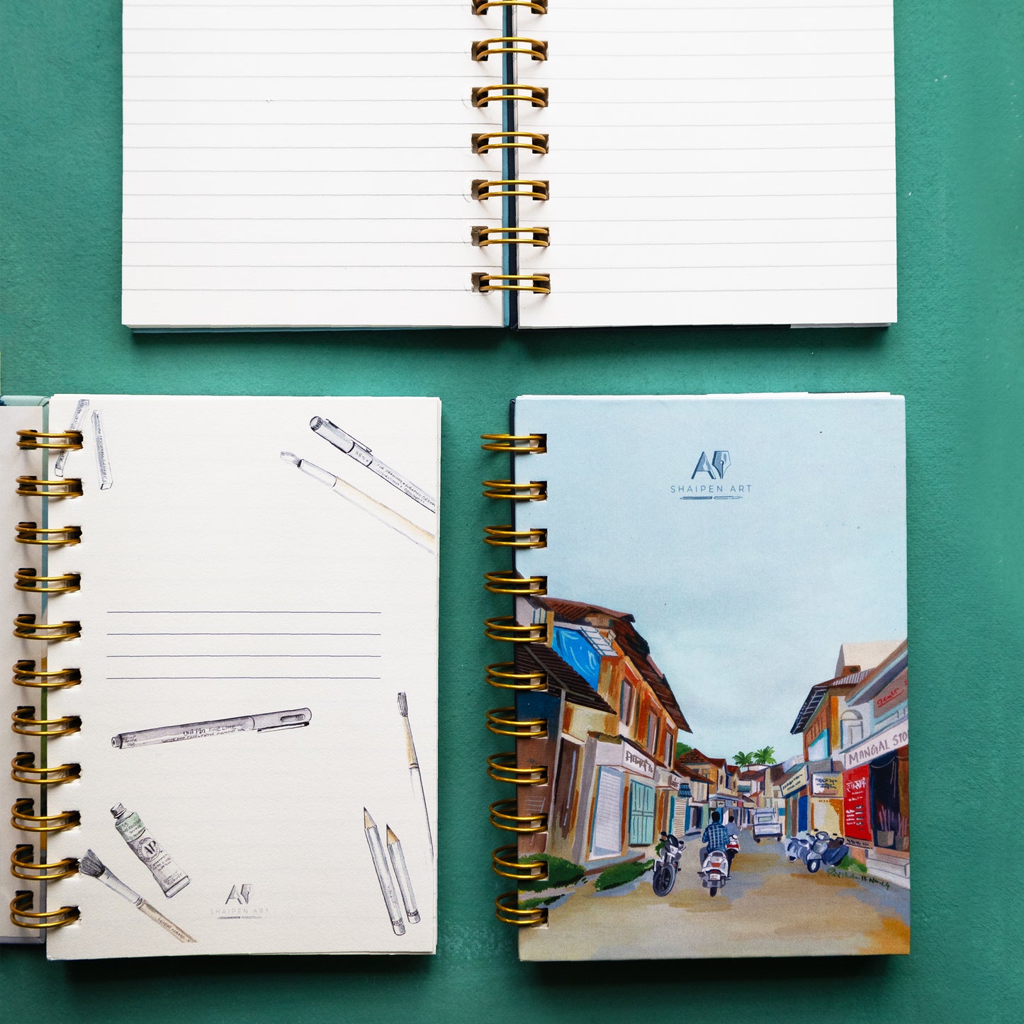 A6 Ruled Diary- Old Bazaar