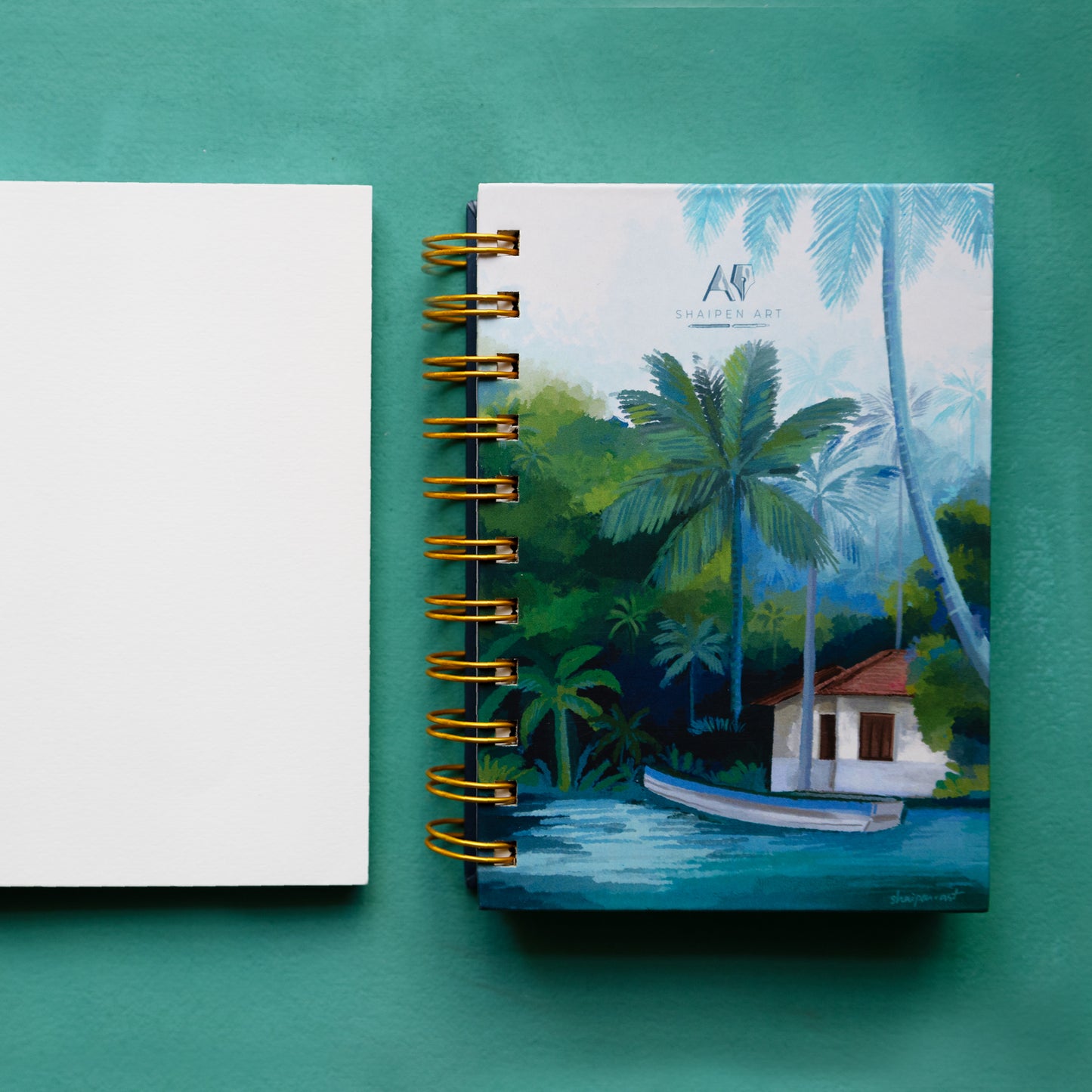 A6 Plain Diary- Country House