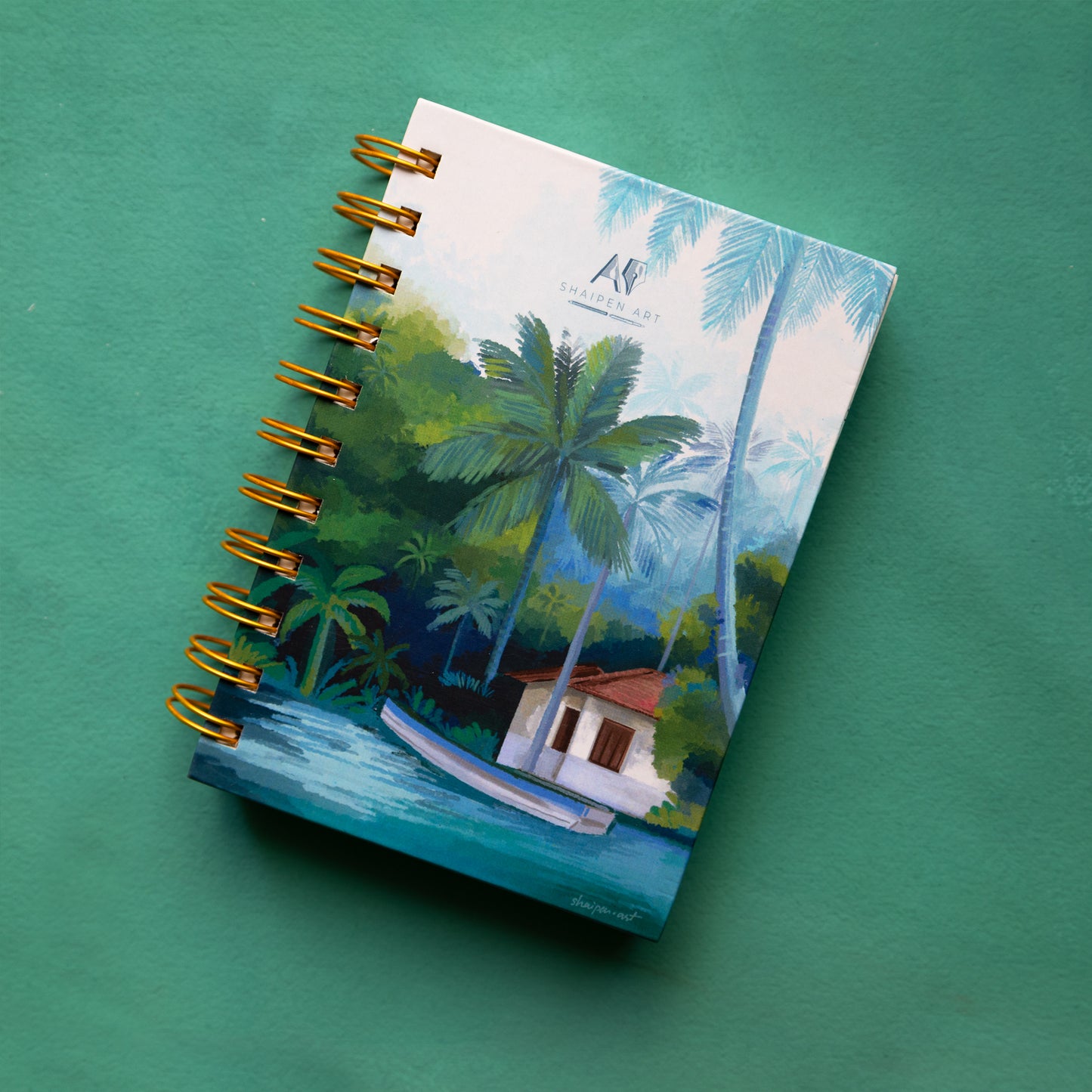 A6 Plain Diary- Country House