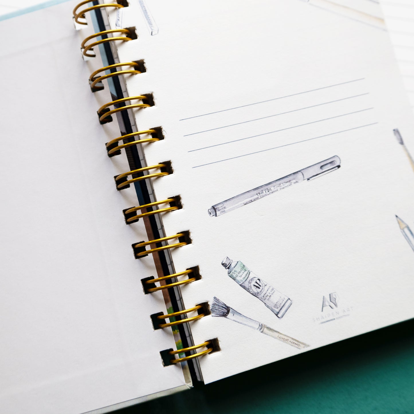 A6 Plain Diary- Mountains