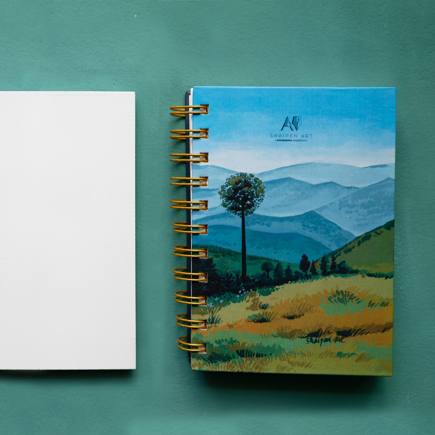 A6 Plain Diary- Mountains