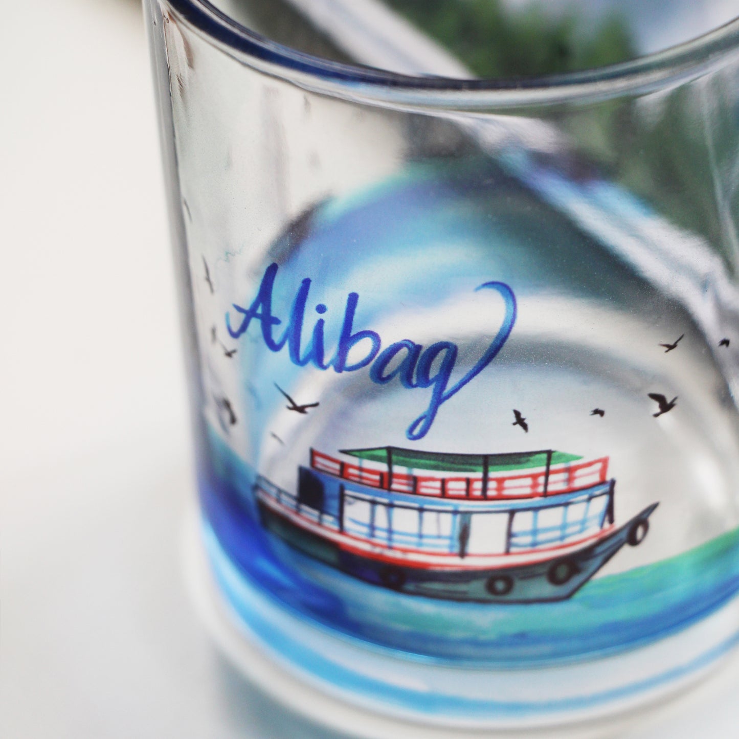 Alibag ferry- glass Mug