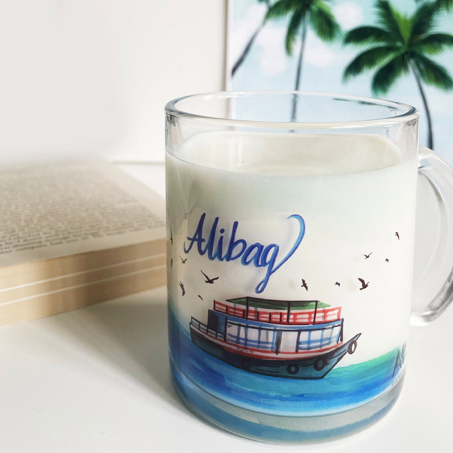 Alibag ferry- glass Mug