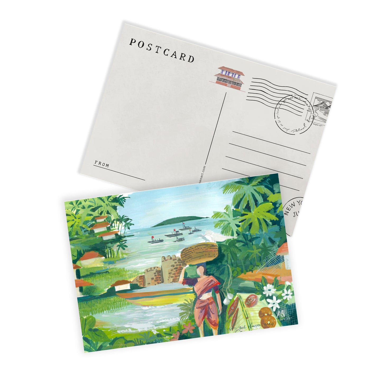 Alibag Postcard- Set of 5