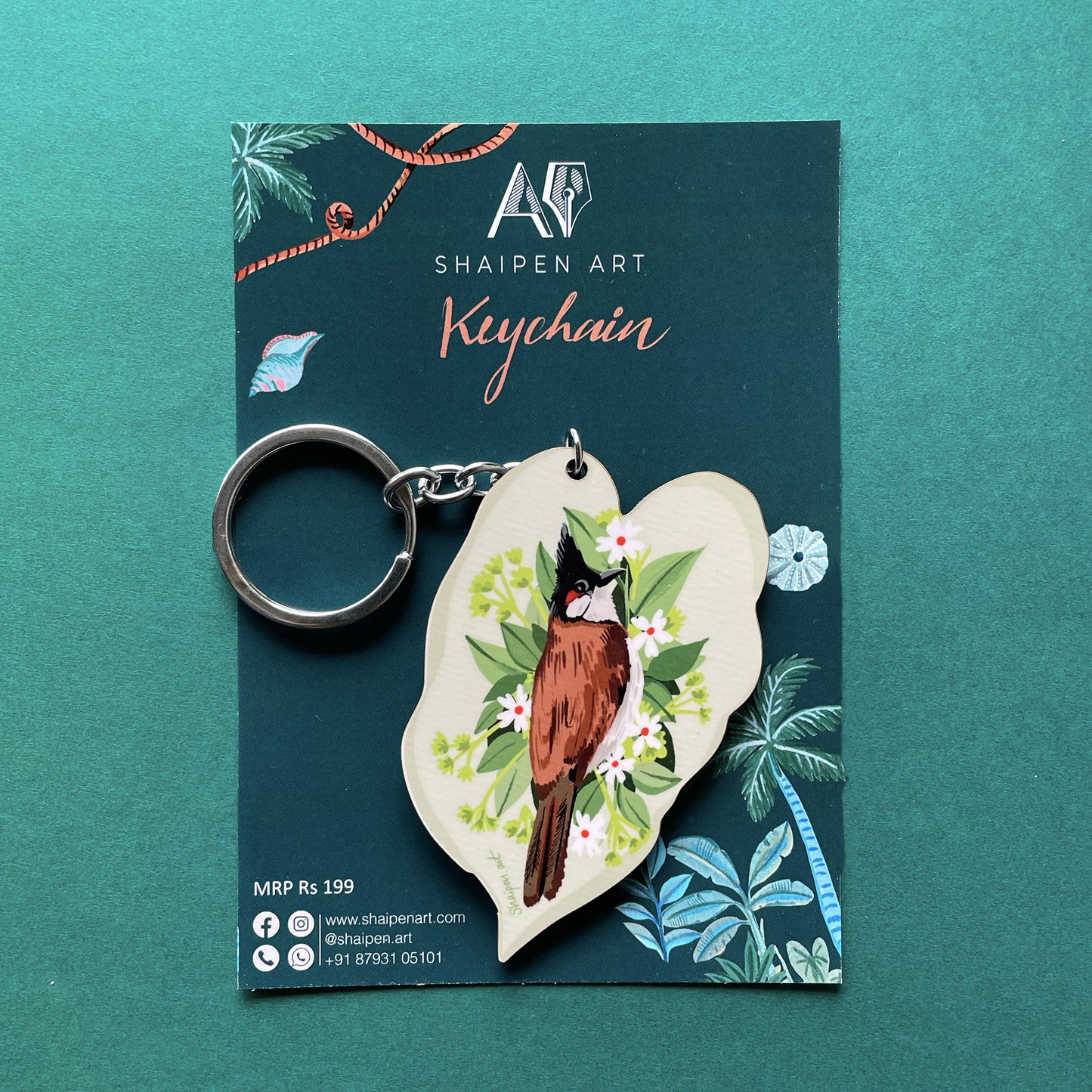 Bulbul Keychain