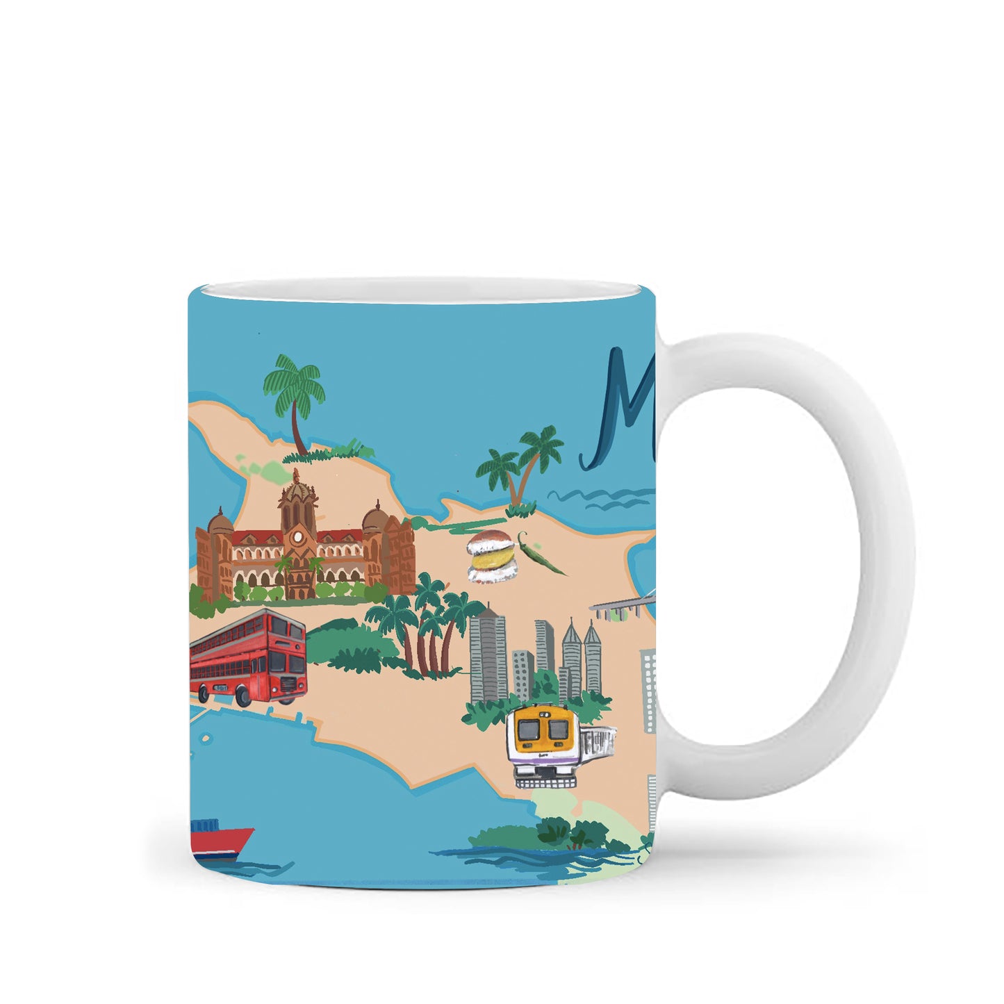 Mumbai Map- Coffee Mug