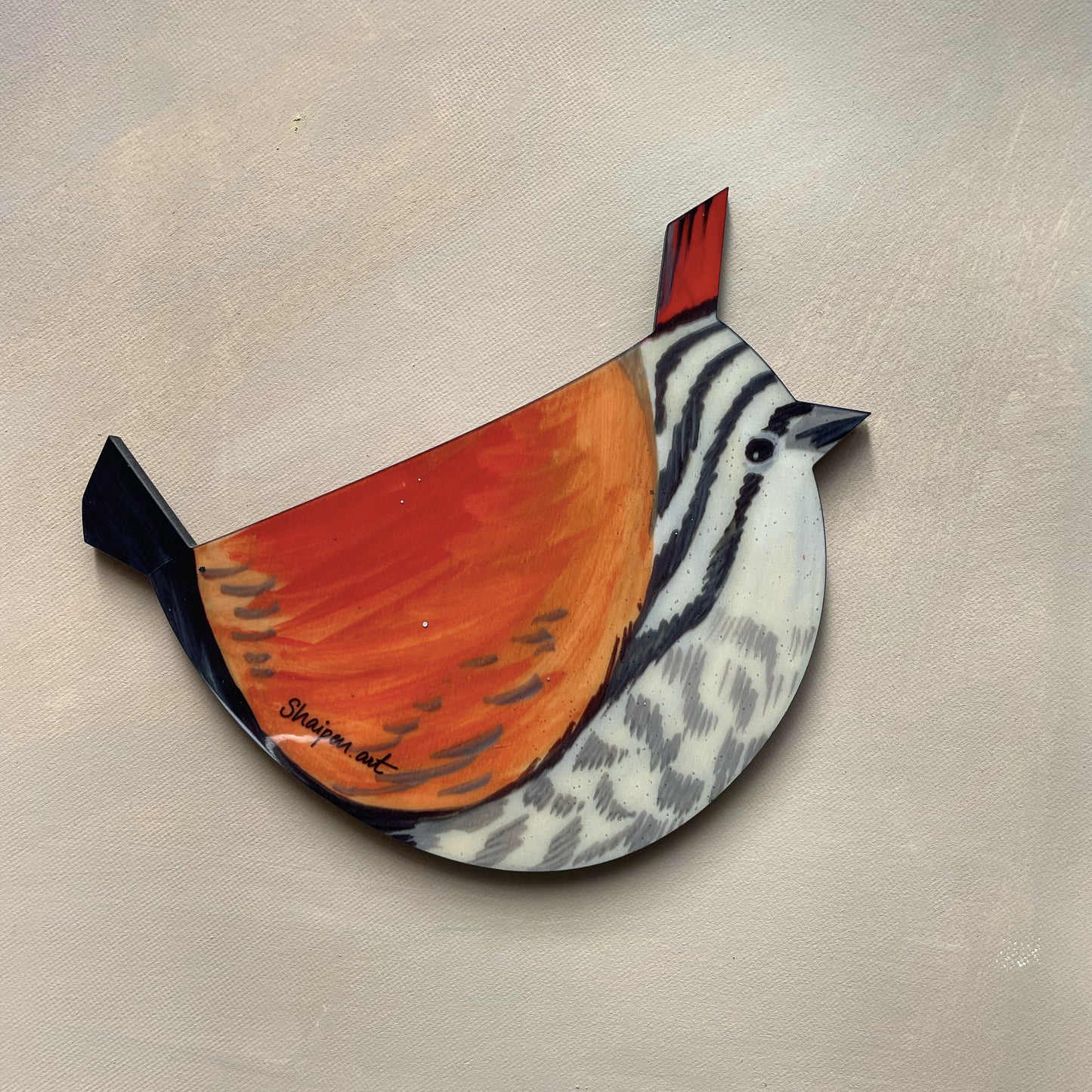 Woodpecker Bird coaster
