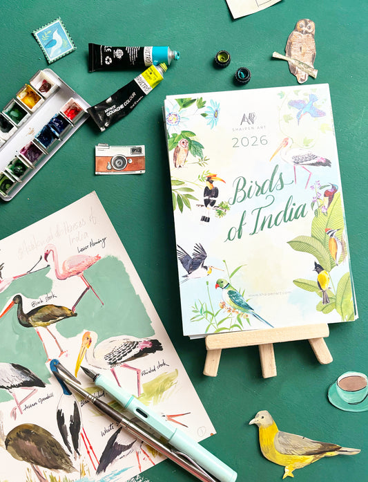 2026 Desk Calendar- Birds of India