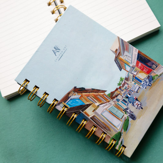 A6 Ruled Diary- Old Bazaar