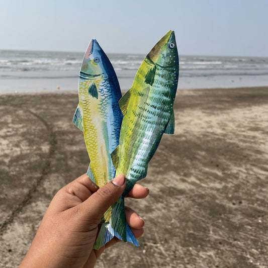 Fish Bookmark- Set of 2 (Assorted)