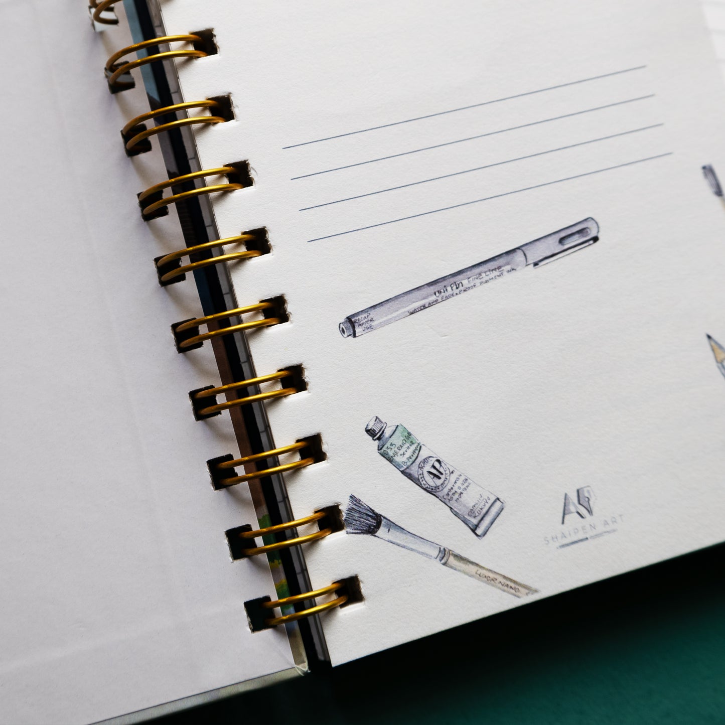 A6 Plain Diary- Hornbills