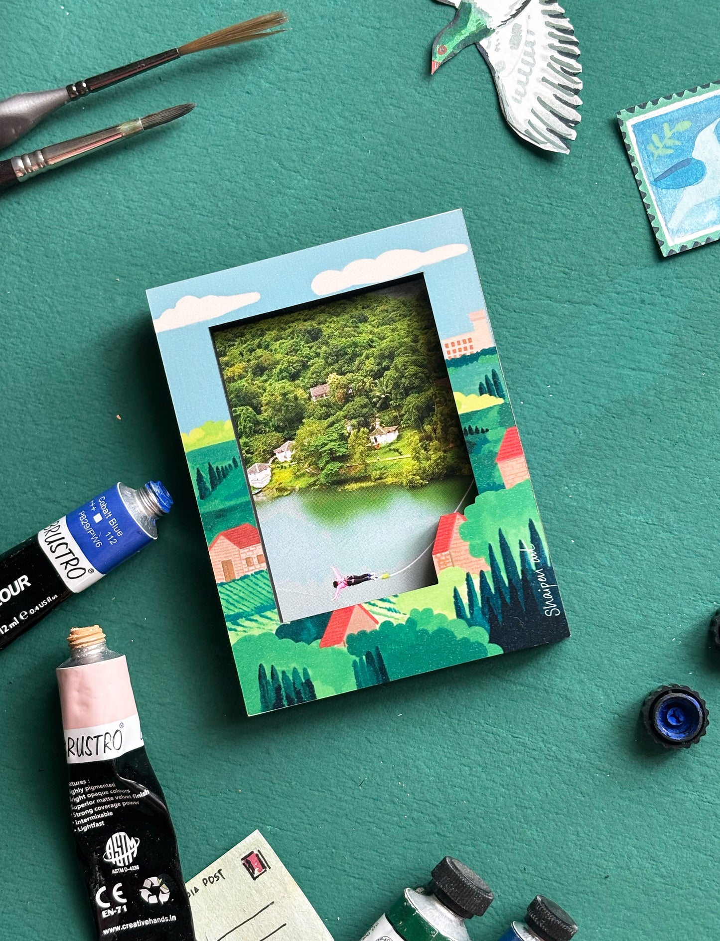 Magnet frame I Mountains