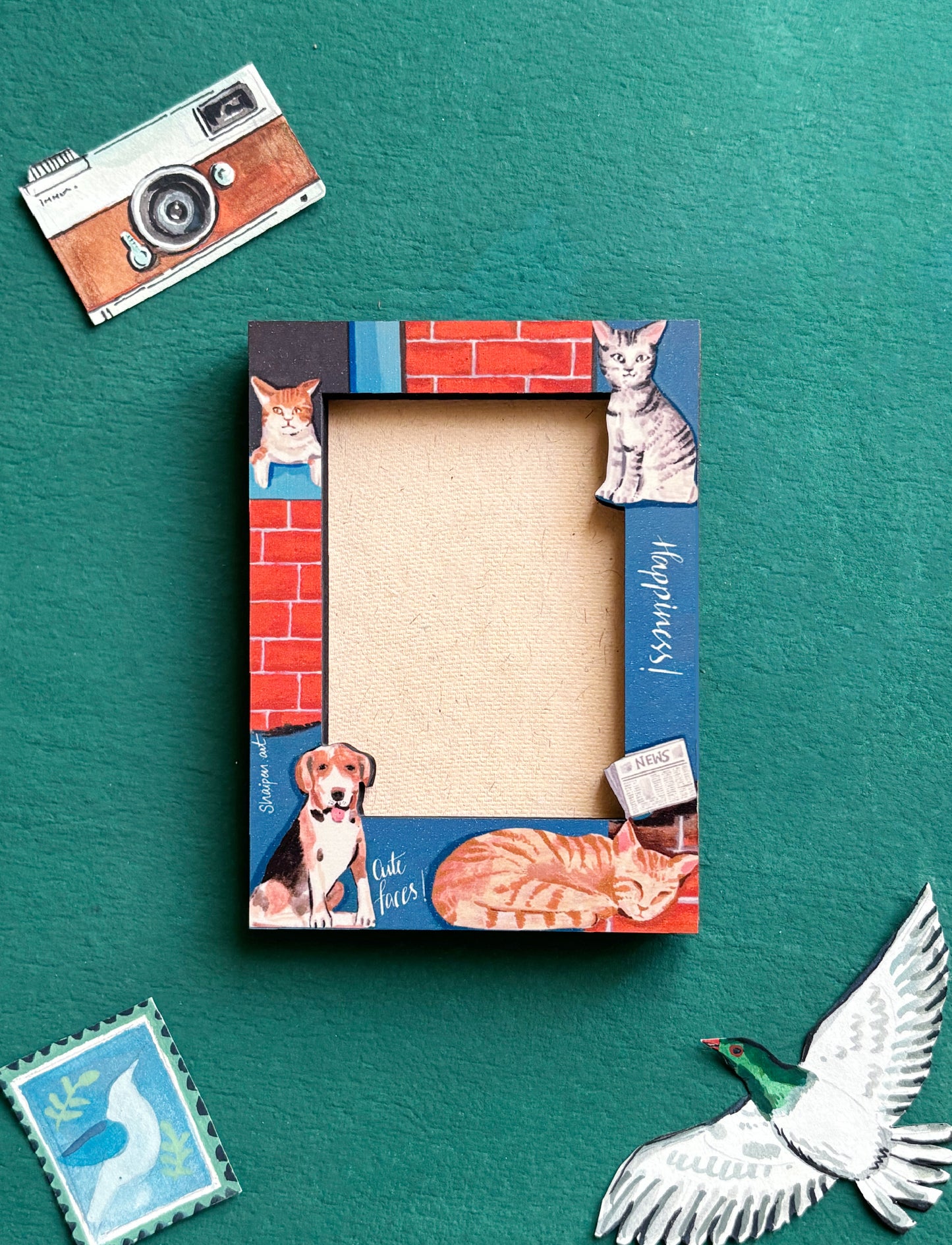 Magnet frame I Pet Family