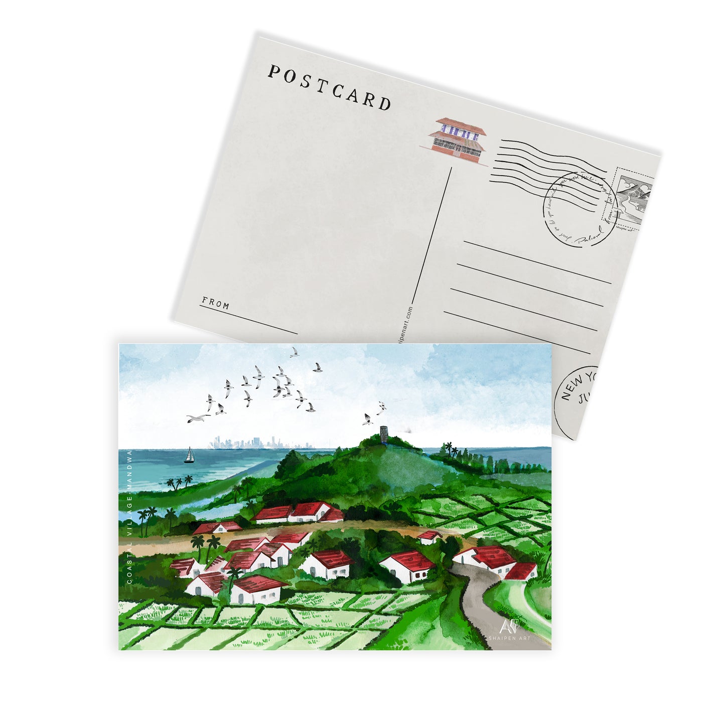 Alibag Postcards- Set of 5