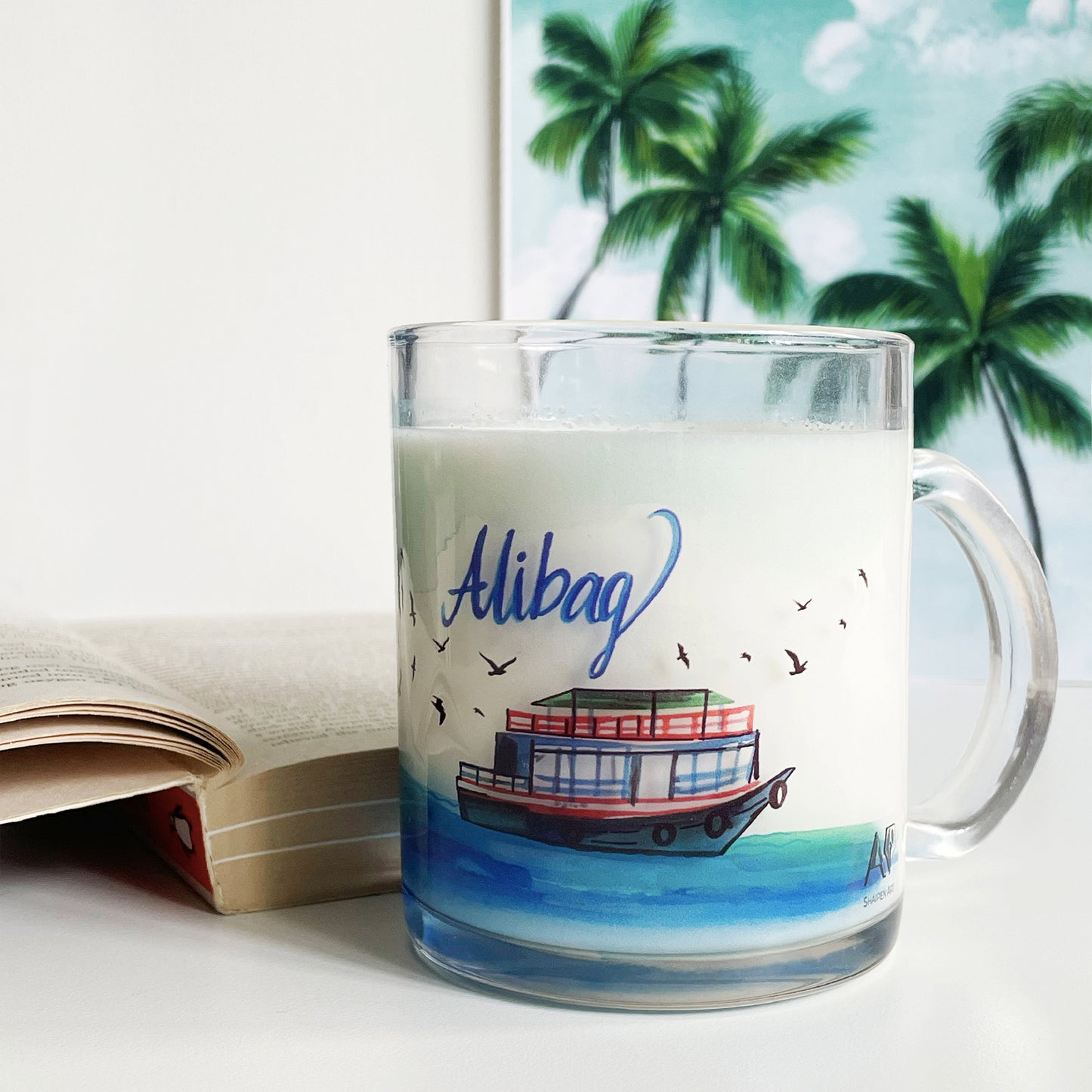 Alibag ferry- glass Mug