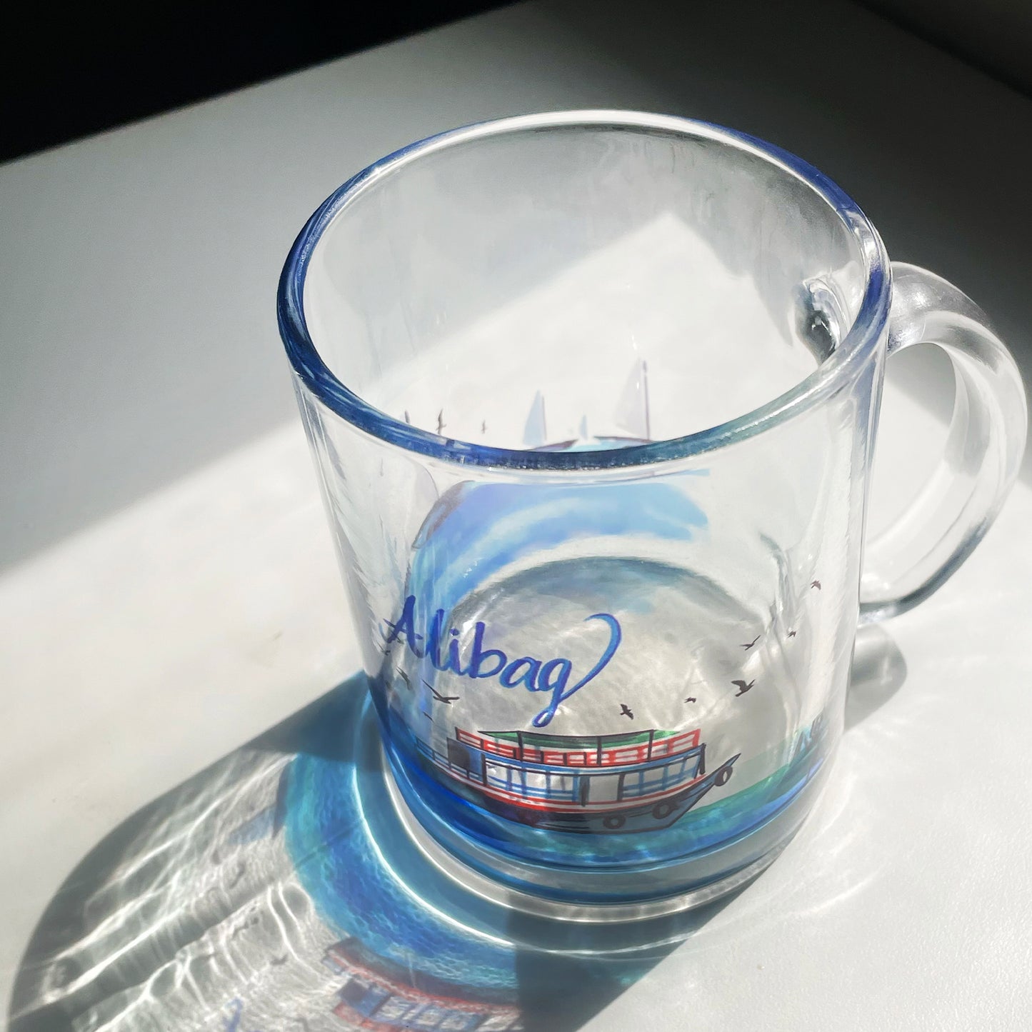 Alibag ferry- glass Mug
