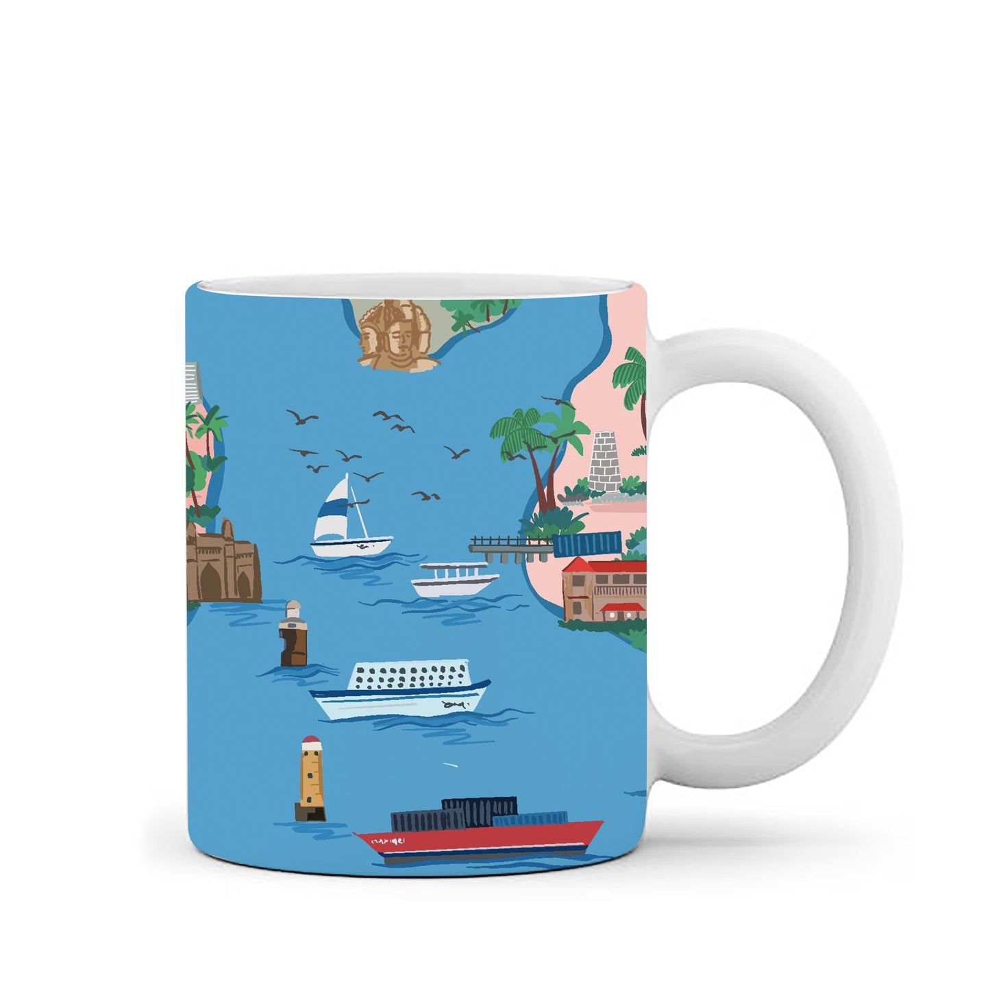 Alibag Map- Coffee Mug