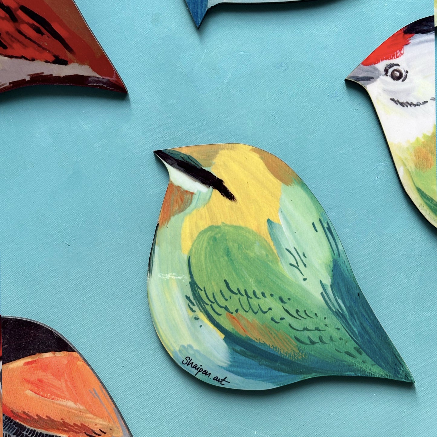 Bee Eater Bird Coaster