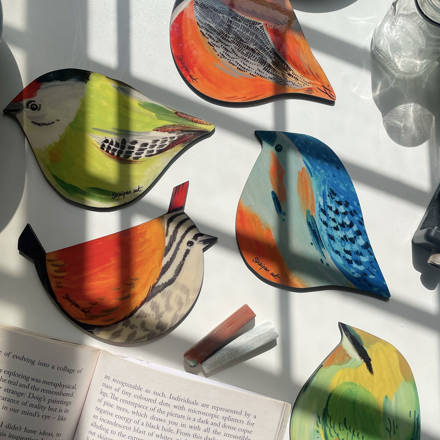 Coppersmith Bird coaster