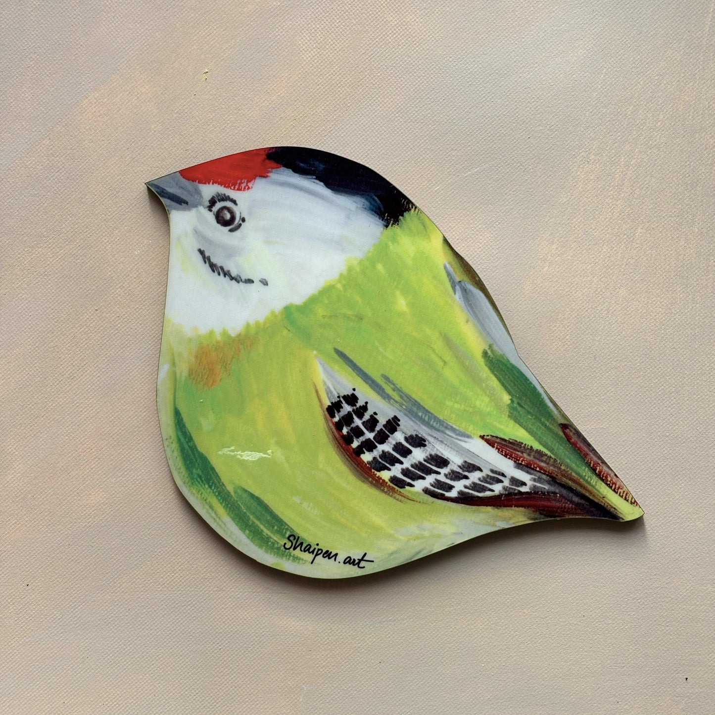 Coppersmith Bird coaster