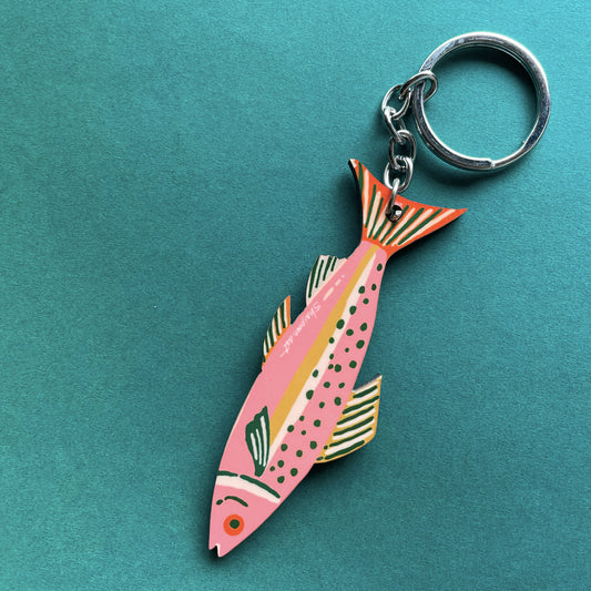 Coral Fish Keychain