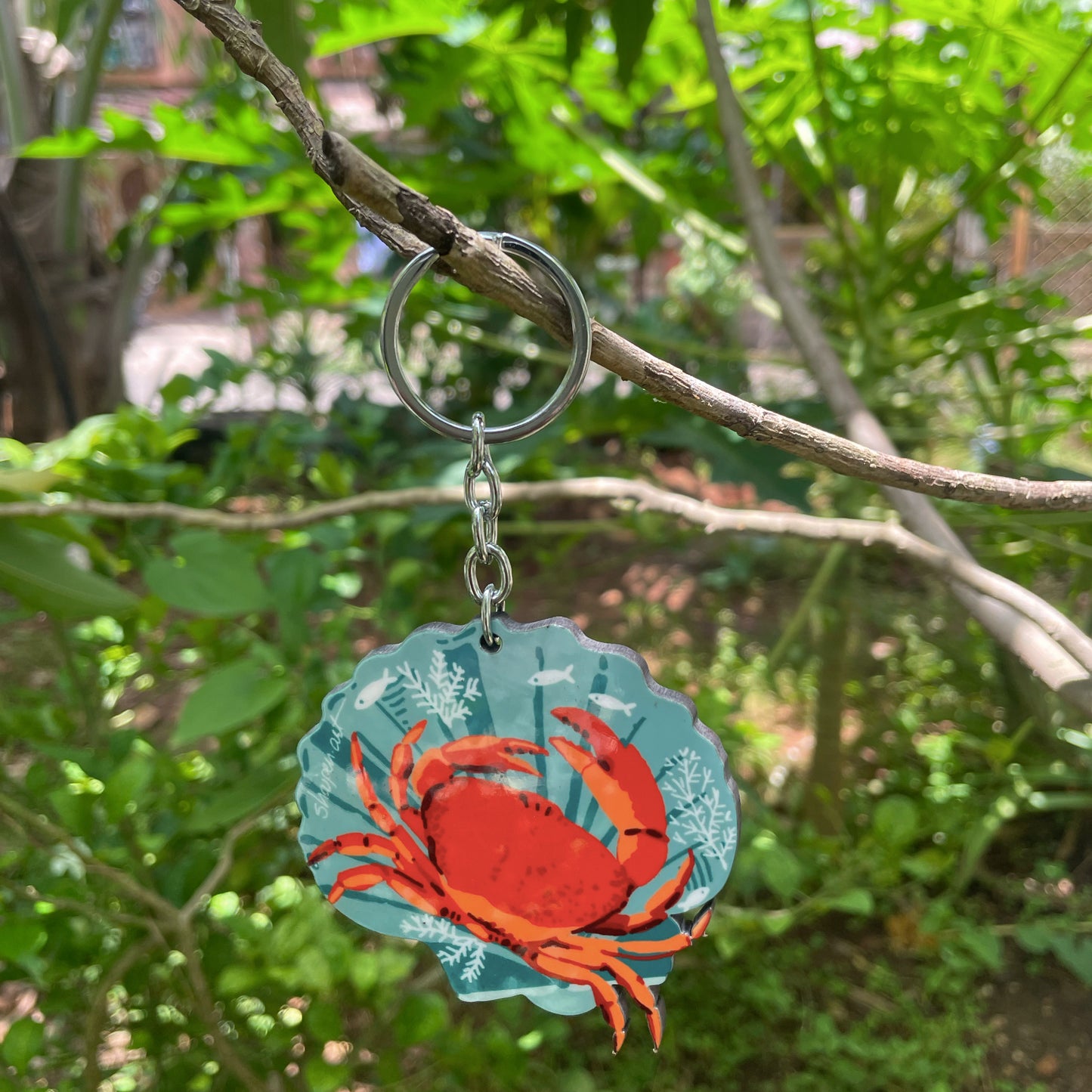 Crab Keychain