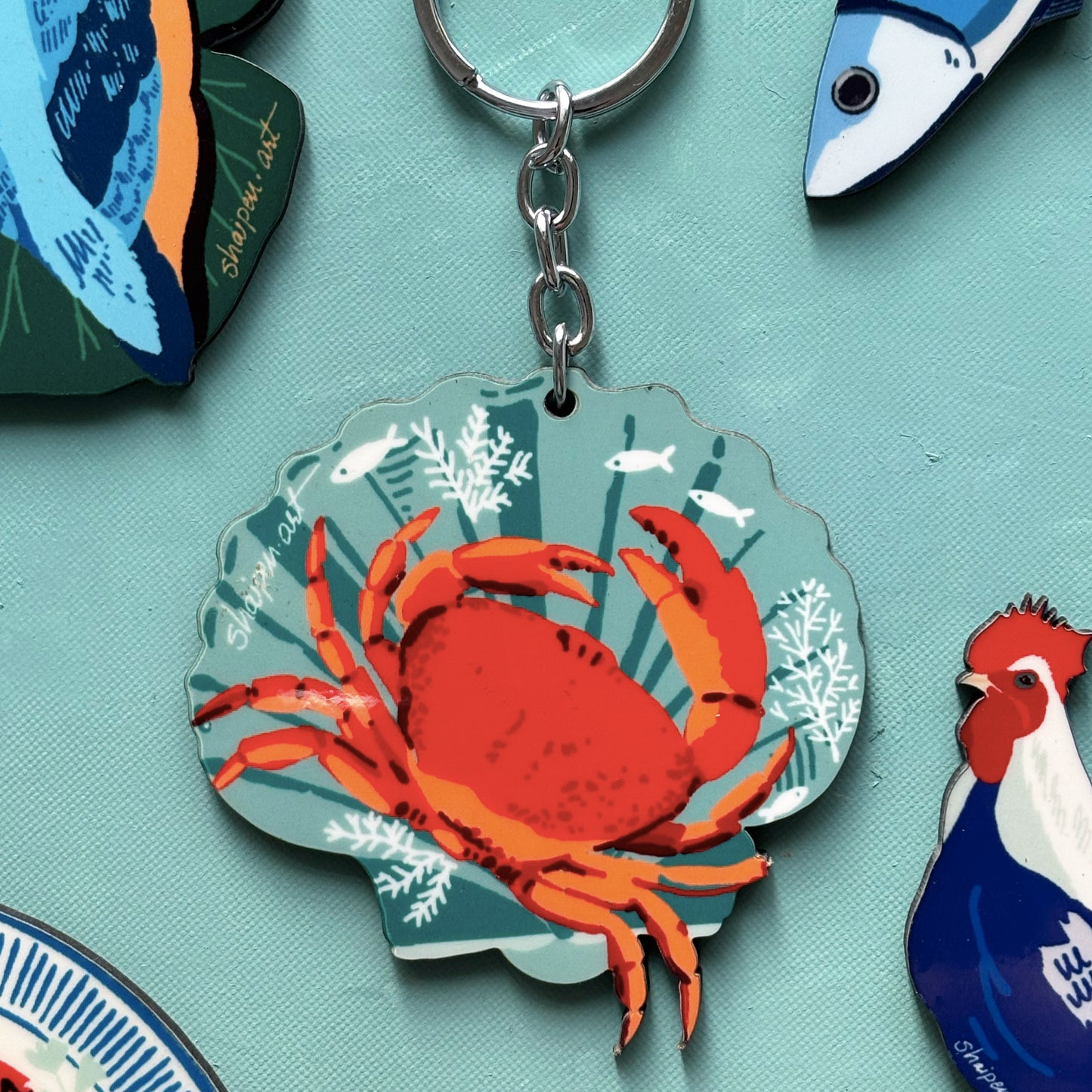 Crab Keychain
