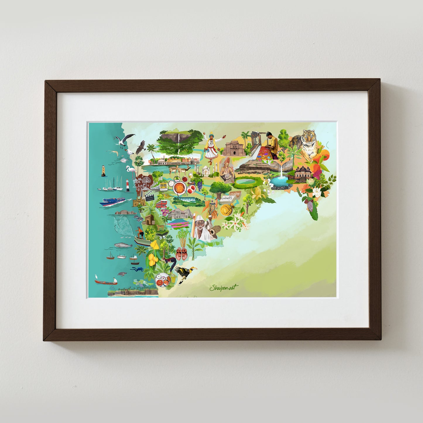 Maharashtra map
