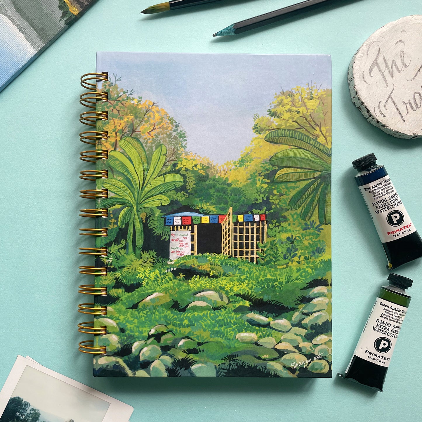Sketchbook- Green Cafe