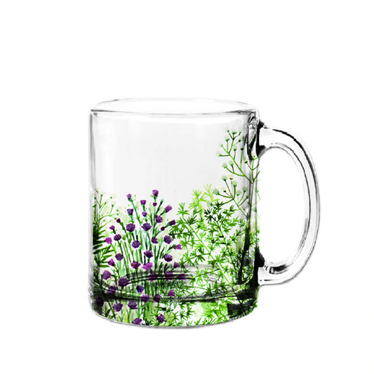 Wild Grass- Glass Mug