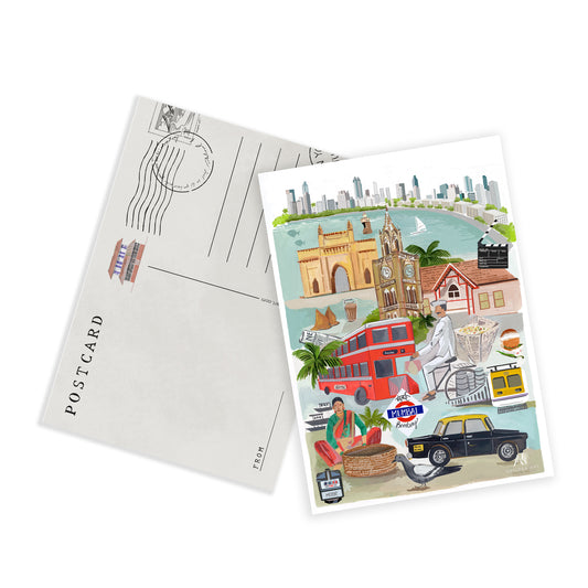Mumbai Postcards-  Set of 4