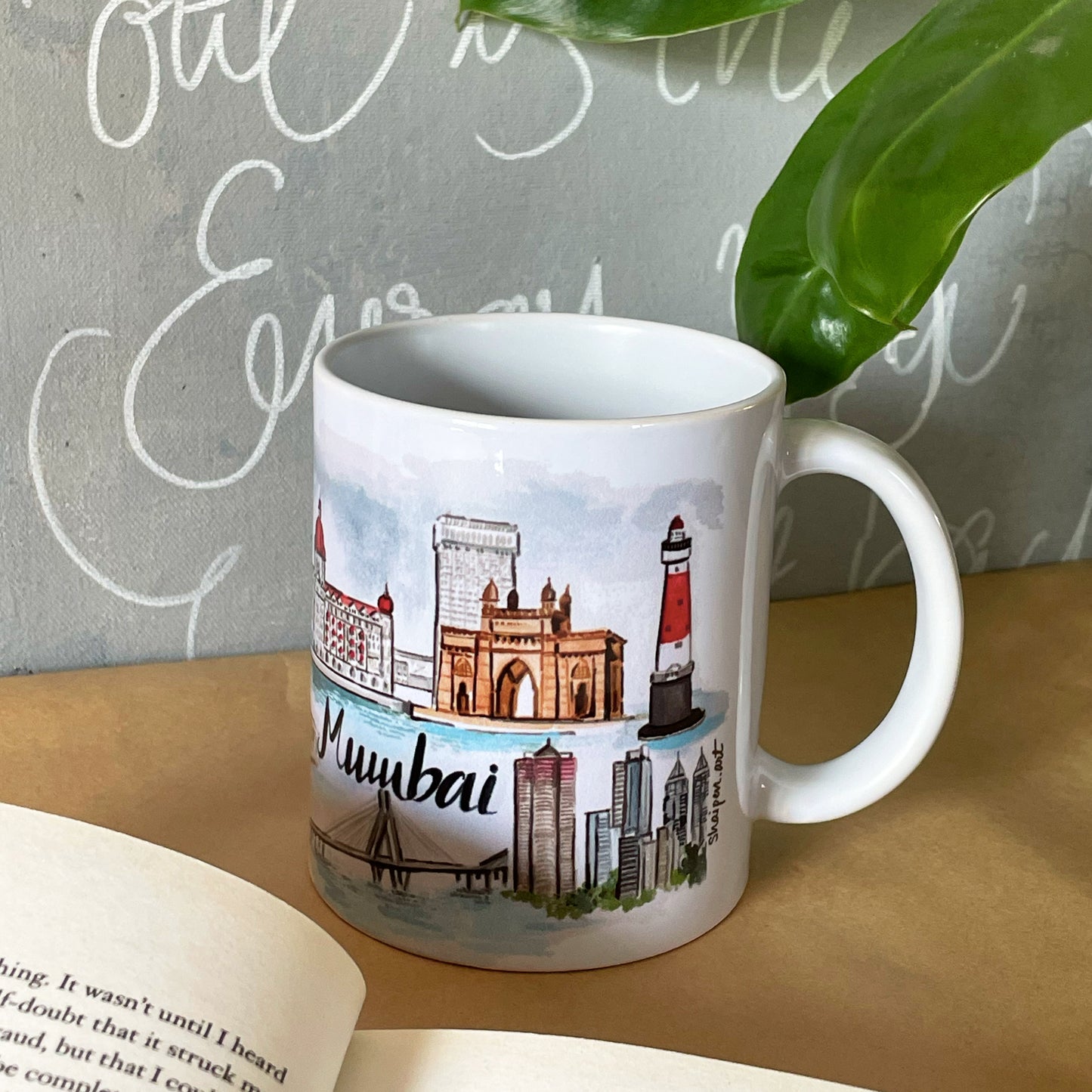 Mumbai illustration- Coffee Mug