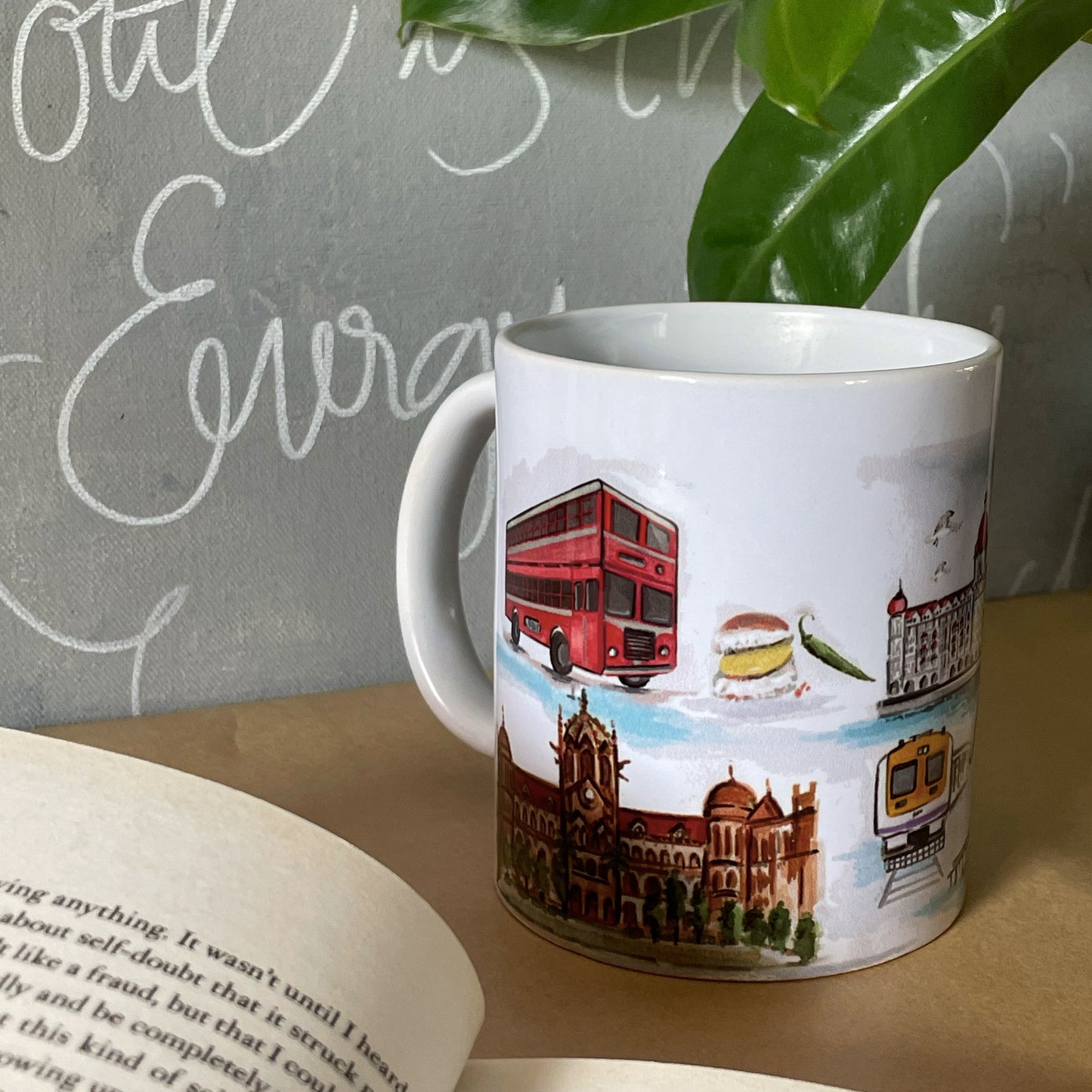Mumbai illustration- Coffee Mug