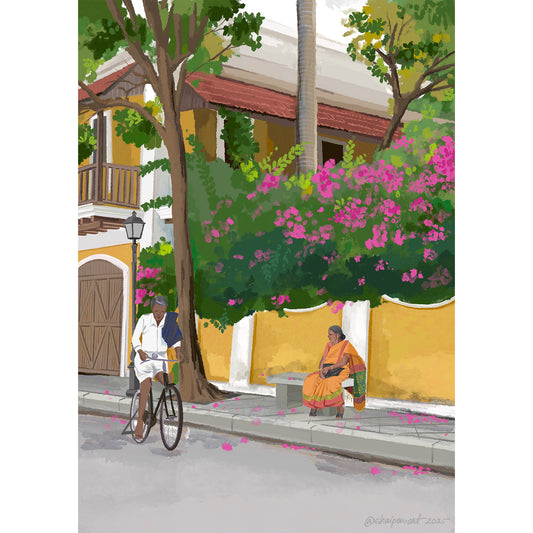 Streets of Pondicherry