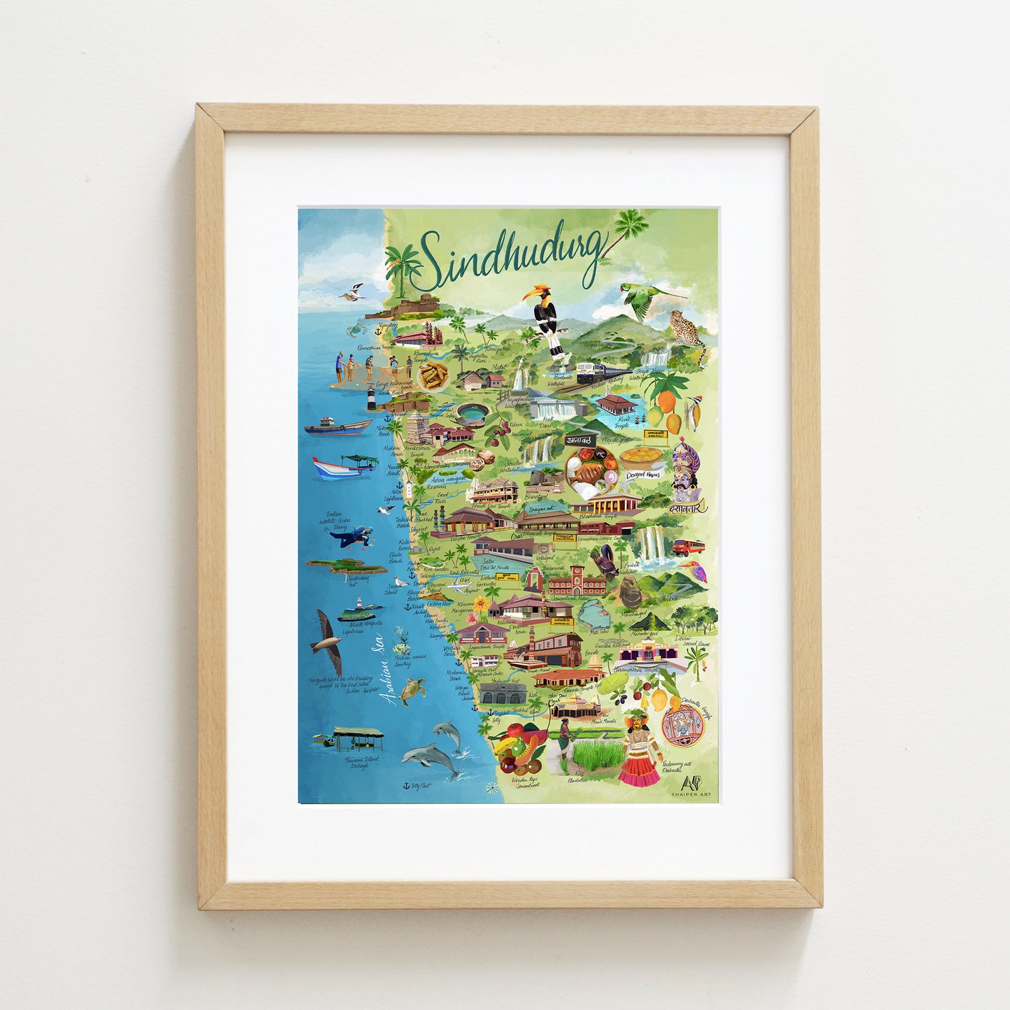 Sindhudurg Map (Konkan)
