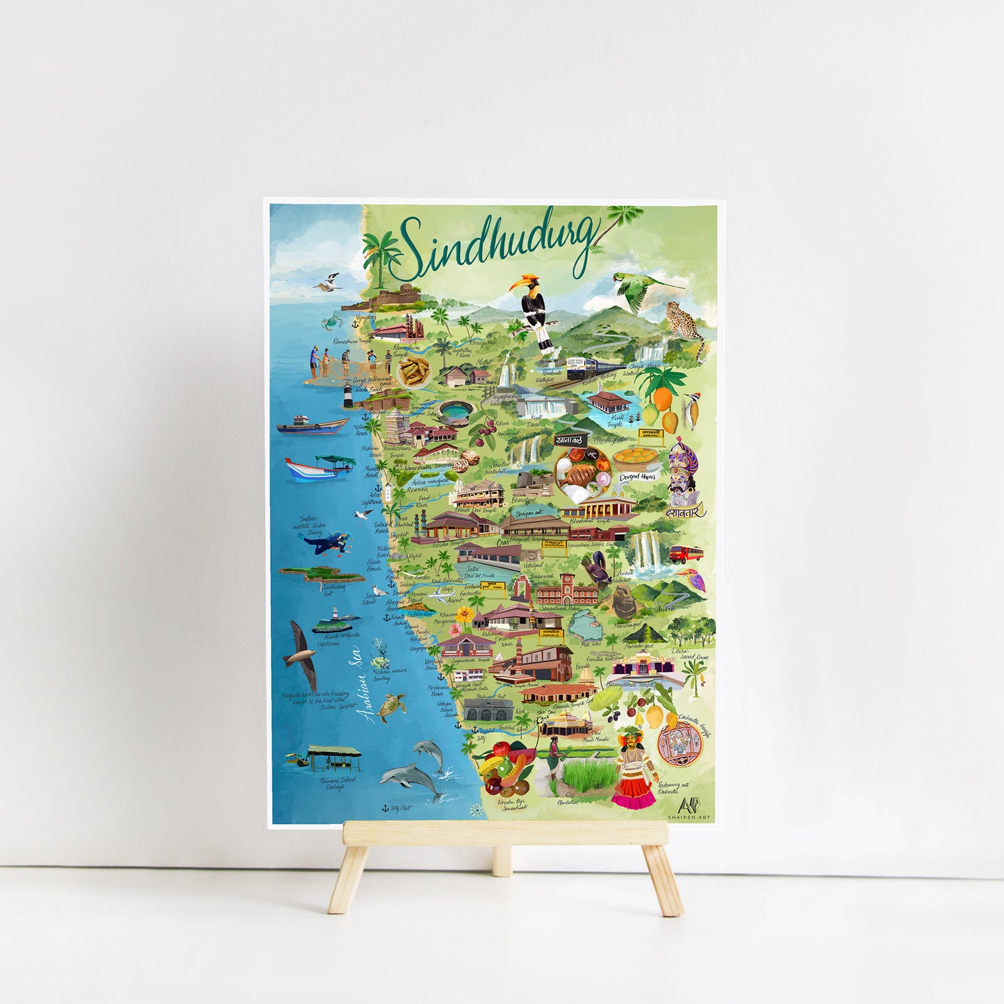 Sindhudurg Map (Konkan)